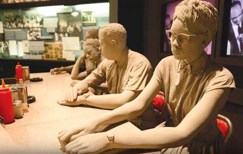 Sit-In at a Lunch Counter for Civil Rights 